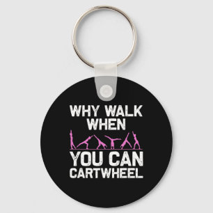 Funny Gymnastics Gymnast Gift For Girls Women Cool Key Ring