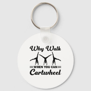 Funny Gymnastics Gymnast Gift For Girls Women Cool Key Ring
