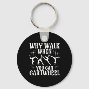 Funny Gymnastics Gymnast Gift For Girls Women Cool Key Ring