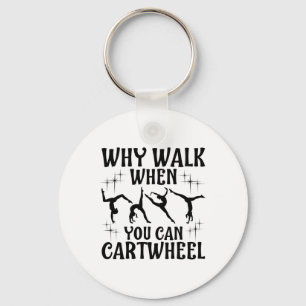 Funny Gymnastics Gymnast Gift For Girls Women Cool Key Ring
