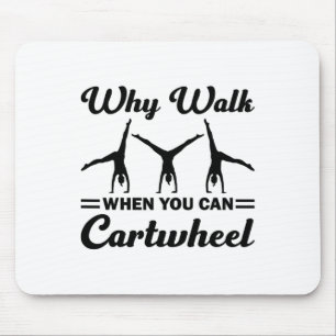 Funny Gymnastics Gymnast Gift For Girls Women Cool Mouse Pad