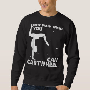 Funny Gymnastics Gymnast Gift For Girls Women Cool Sweatshirt