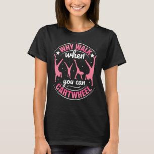 Funny Gymnastics Gymnast Parkour Girls Women Cool  T-Shirt