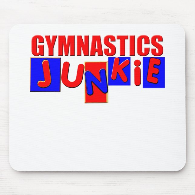 Funny Gymnastics Mouse Pad (Front)