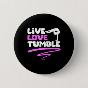 Funny Gymnastics Quotes Gymnastics Coach Cheerlead 6 Cm Round Badge