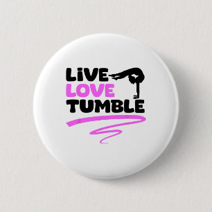 Funny Gymnastics Quotes Gymnastics Coach Cheerlead 6 Cm Round Badge