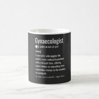 Funny Gynaecologist Definition Gynacologist Coffee Mug