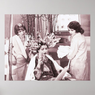 Funny Hair Salon Poster