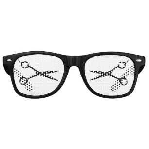 Funny hairdresser barber hair stylist party shades