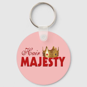 Funny Hairstylist Key Ring