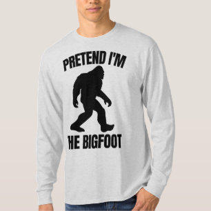 Funny Halloween 2020 - Pretend I'm The Bigfoot  T-Shirt