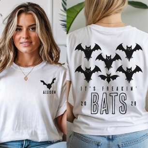 Funny Halloween Bat T-Shirt for Spooky Season