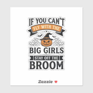 Funny Halloween Big Girls Broom Vintage Shirt Desi