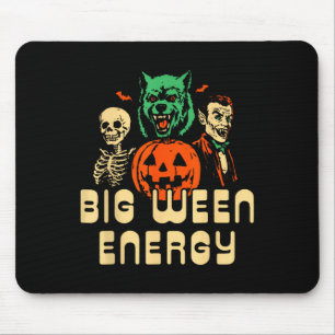 Funny Halloween Big Ween Energy Uni Mouse Pad