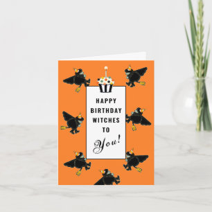 Funny Halloween Birthday Card