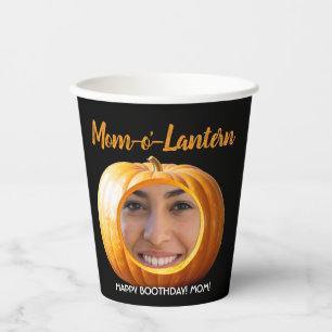 Funny Halloween Birthday Party Supplies for Mum Paper Cups