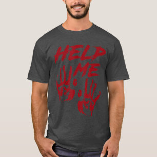 Funny Halloween Bloody Creepy Hands Horror Movie L T-Shirt