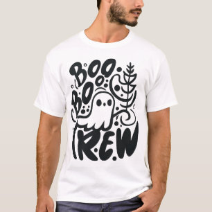 Funny Halloween Boo Boo Crew Ghostly Nurse T-Shirt