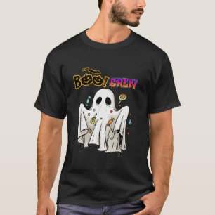 Funny halloween boo crew groovy ghost pumpkin patc T-Shirt