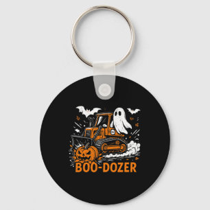 Funny Halloween Boo-dozer Ghost Trucks Costume Par Key Ring