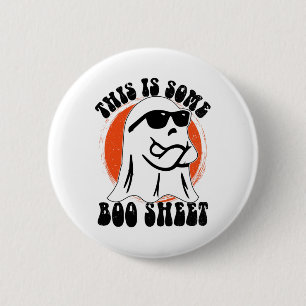 Funny Halloween Boo Ghost Costume This Is Some Boo 6 Cm Round Badge