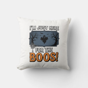 Funny Halloween Boos Vintage Ghost Shirt Design_1 Cushion