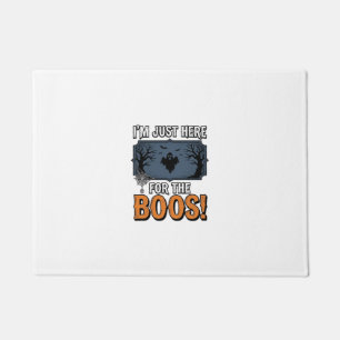 Funny Halloween Boos Vintage Ghost Shirt Design_1 Doormat
