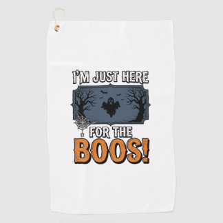 Funny Halloween Boos Vintage Ghost Shirt Design_1 Golf Towel