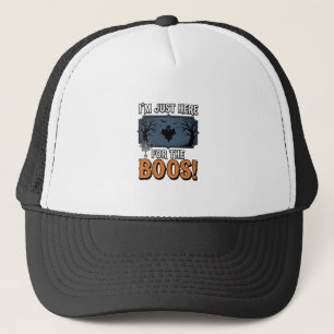 Funny Halloween Boos Vintage Ghost Shirt Design_1 Trucker Hat