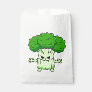 funny halloween broccoli monster favour bag