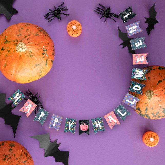 Funny Halloween Bunting (Funny Halloween Bunting Flags
)