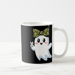 Funny Halloween Camouflage Camo Ghost Hello Huntin Coffee Mug