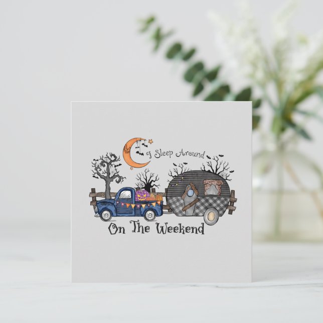 Funny Halloween Camping (Standing Front)