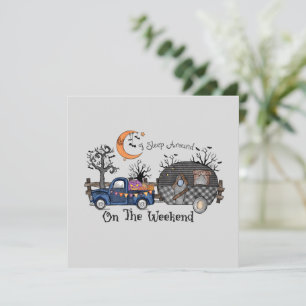 Funny Halloween Camping