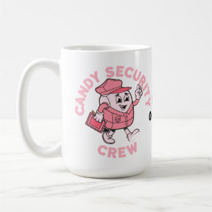 Funny Halloween Candy Quote Candy Security Crew  Coffee Mug