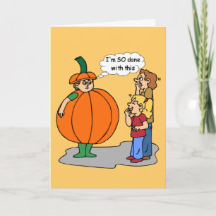 Funny Halloween card