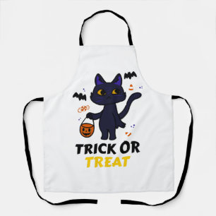 funny halloween cat costume halloween gift apron