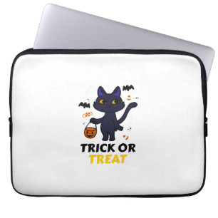 funny halloween cat costume halloween gift laptop sleeve