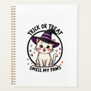 Funny Halloween Cat Shirt - Cute Trick or Treat Gi Planner