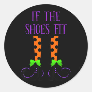 Funny Halloween Classic Round Sticker