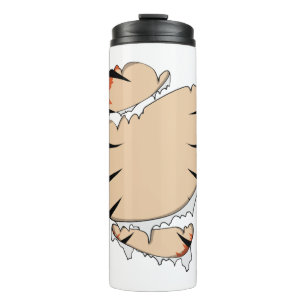 Funny Halloween Cool Funny Halloween For Tiger Thermal Tumbler