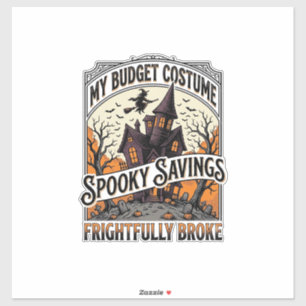 Funny Halloween Costume Broke Witch Haunted House