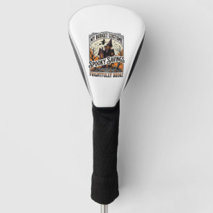 Funny Halloween Costume Broke Witch Haunted House Golf Head Cover