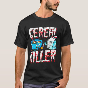 Funny Halloween Costume Cereal Killer T-Shirt