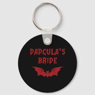Funny Halloween Costume Dadcula's Bride Dracula Va Key Ring