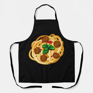 Funny Halloween Costume Food Spaghetti Meatballs S Apron