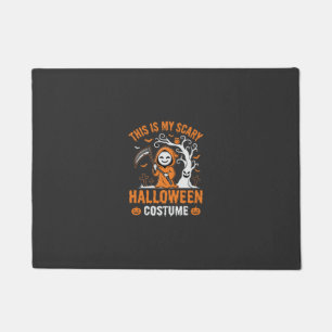 Funny Halloween Costume Grim Reaper Graveyard Desi Doormat