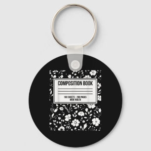 Funny Halloween Costume Journal Composition Notebo Key Ring