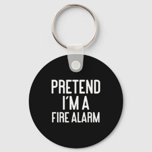 Funny Halloween Costume Party Pretend Im A Fire Al Key Ring
