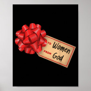 Funny Halloween Costume Shirt Gods Gift To Women Poster